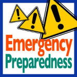 Picture of three hazard signs. It says:
Emergency Preparedness