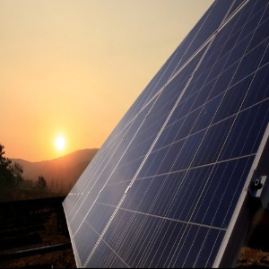 Ground solar panels